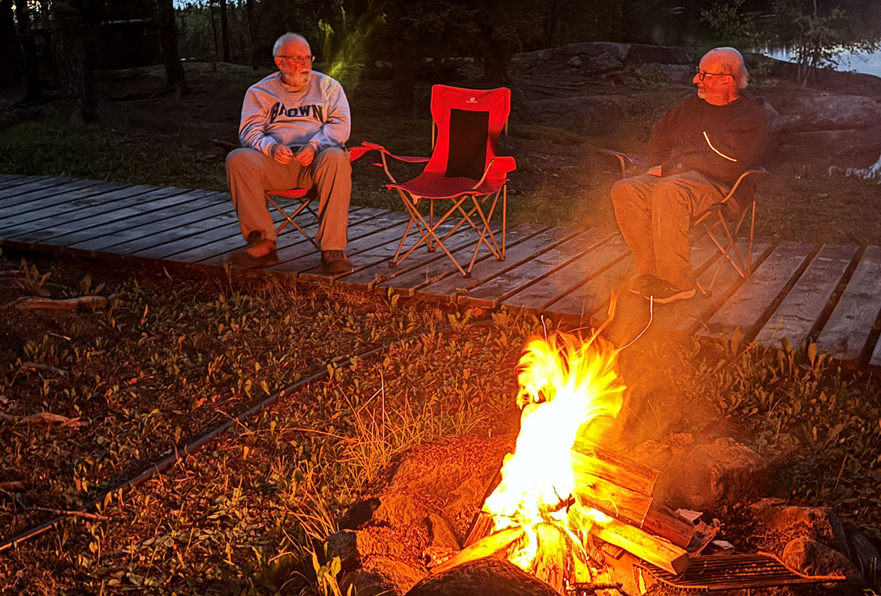 Hanging out on the porch